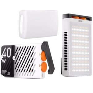 ZHIYUN LED Fiveray M40 Pocket Light incl. Diffusor, lampa LED 40W, 2 wbudowane baterie 18650mAh, 2700–6200K z DYFUZOREM