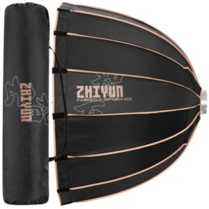 ZHIYUN Softbox Parabolic 90cm, Softbox parabpliczny, mocowanie Bowens z gridem