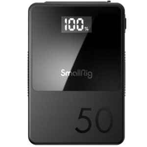 SmallRig 3579 V-Mount Battery Mini VB50, akumulator V-mount 3400 mAh, czarny