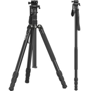 SMALLRIG 3760 CT180 Statyw z głowicą, aluminium, 56-183cm, do 15kg, opcja monopodu