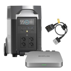 ECOFLOW DELTA PRO stacja zasilania + mikroinwerter PowerStream 800W zestaw