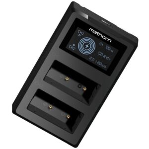 MATHORN MBC-D113 USB-C Ładowarka dwukanałowa z wyświetlaczem LED do NIKON EN-EL25 GWARANCJA 3 LATA