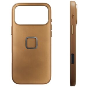 PEAK DESIGN MOBILE EVERYDAY CASE CLARINO TAN – brązowy, GŁADKI, etui do iPhone 17 PRO, iPhone 18 PRO