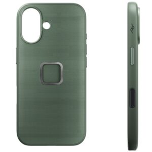 PEAK DESIGN MOBILE EVERYDAY CASE FABRIC Sage - Szarozielony, etui do telefonu iPhone 17