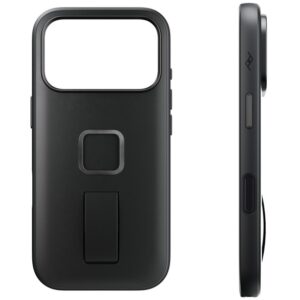 PEAK DESIGN MOBILE EVERYDAY CASE CLARINO LOOP – czarny GŁADKI, etui do telefonu iPhone 17 PRO MAX, iPhone 18 PRO MAX