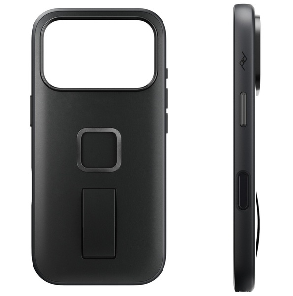 PEAK DESIGN MOBILE EVERYDAY CASE CLARINO LOOP – czarny GŁADKI, etui do telefonu iPhone 17 PRO MAX, iPhone 18 PRO MAX