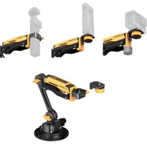 SmallRig 5528 BumbleBee Edition, amortyzator z przyssawką do kamer DJI , GoPro , Insta360