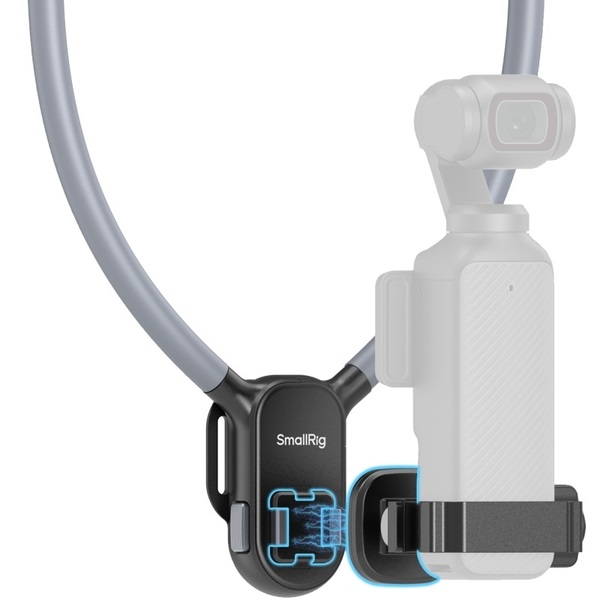 DJI OSMO POCKET 4, POCKET 3 - SmallRig 5567 magnetyczny Uchwyt na szyję z szybkim demontażem