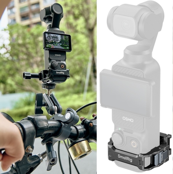 DJI OSMO POCKET 3, POCKET 4, POCKET 4P - SmallRig 5607 adapter do kamery, montaż odwrotny, przodem i tyłem do kierunku jazdy