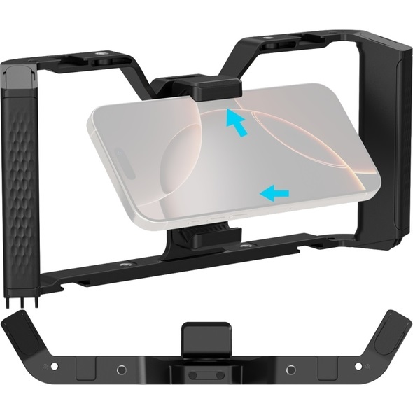 SmallRig 5355 IG-01 IntegraGrip, klatka, uchwyt do telefonu/smartfona, wideo, streaming na żywo, mikrofilmowanie