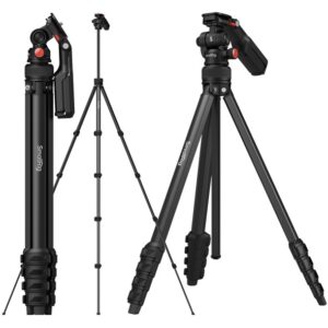 SMALLRIG 5473 Video Tripod, statyw z głowicą i uchwytem na smartfona
