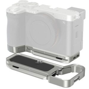 SONY A7C II, A7CR - SmallRig 5482 srebrna, bazowa, dolna płytka montażowa z gniazdem Airtag do SONY A7CII, A7 CR