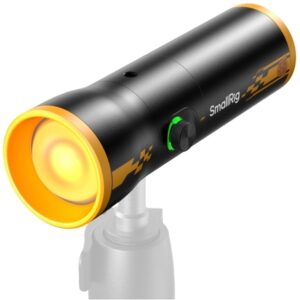 SmallRig 5512 RF 10C Przenośna lampa wideo LED z regulacją ostrości, BumbleBee Edition, wbudowany aku 7500mAh