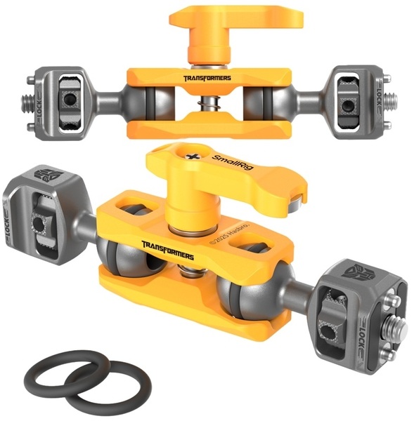 SmallRig 5522 BumbleBee Edition, Podpórka Magic Arm z podwójnymi głowicami kulowymi 1/4”-20 i śrubami
