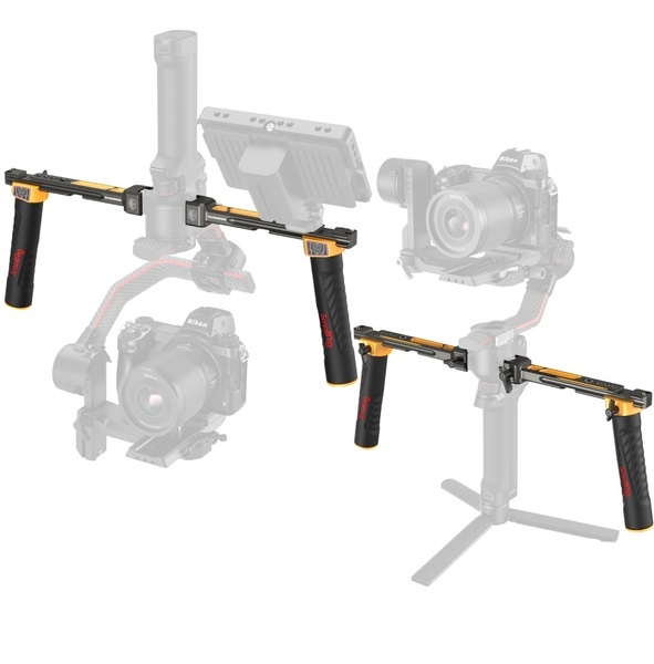 SmallRig 5526 BumbleBee Edition, podwójny uchwyt do gimbali DJI RS 2, RSC 2, RS 3, RS 3 Pro, RS 3 Mini, RS 4, RS 4 Pro, RS 4 Mini
