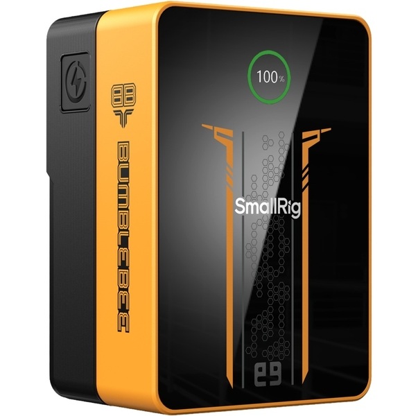 SmallRig 5527 VB99 Pro mini V-Mount BumbleBee Edition, akumulator V-Mount 6800mAh, szybkie ładowanie