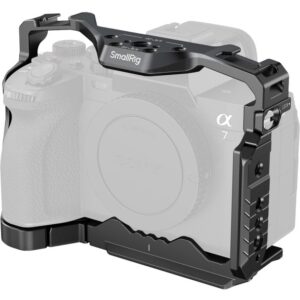 SONY A7R V, A7IV, A7S III, A1, A7R IV - SmallRig 5583 Klatka z gn. Airtag, Nieograniczona rozbudowa: uchwyty, mikrofony, uchwyty i inne akcesoria, szyna NATO, „HawkLock”