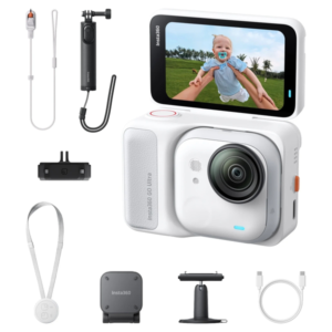 Insta360 GO ULTRA Creator Bundle biała kamera sportowa