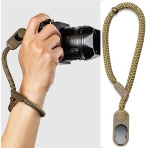 PEAK DESIGN Cuff Rope Kelp, Oliwkowy, pleciony pasek na nadgarstek do aparatu