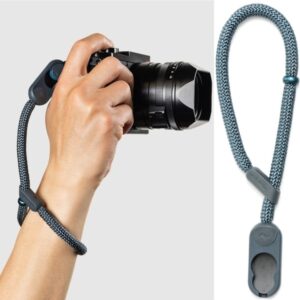 PEAK DESIGN Cuff Rope Ocean, Niebieski, pleciony pasek na nadgarstek do aparatu