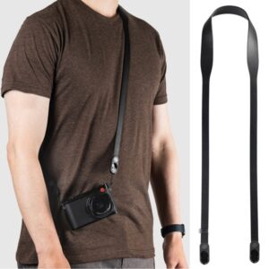 PEAK DESIGN Form Leather Camera Strap LONG (133,5cm) Black, Czarny skórzany pasek do aparatu