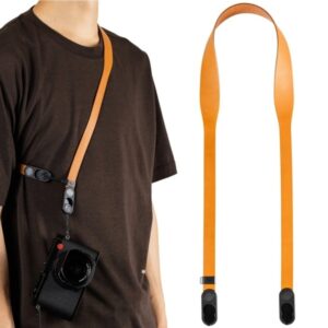 PEAK DESIGN Form Leather Camera Strap SHORT (103,5cm) Amber, Bursztynowy skórzany pasek do aparatu + VOUCHER 5%