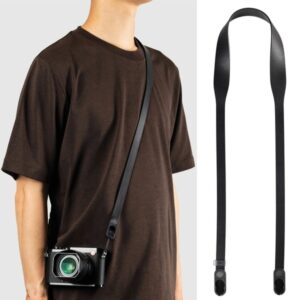 PEAK DESIGN Form Leather Camera Strap STANDARD (118,5cm) Black, Czarny skórzany pasek do aparatu