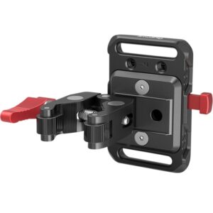 SmallRig 2989 płytka mini do mocowania akumulatora V-Mount z zaciskiem w kształcie kraba, mocowanie na nodze statywu, itp