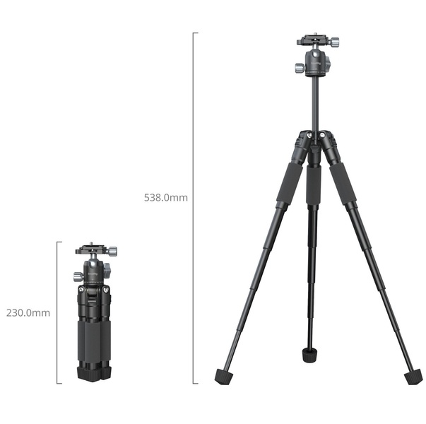 SMALLRIG 5470 VT-20Pro Przenośny statyw stołowy z głowicą