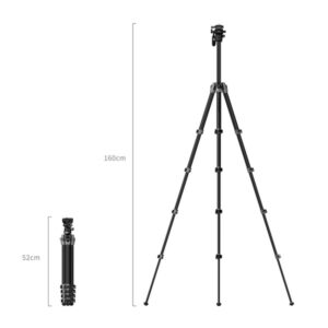 SMALLRIG 5477 Carbon Fiber AP255Pro, karbonowy statyw z głowicą video