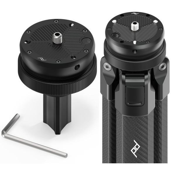 PEAK DESIGN PRO Tripod Leveling Base, adapter głowicy (innej firmy), podstawa poziomująca do statywów Pro/Tall/Lite