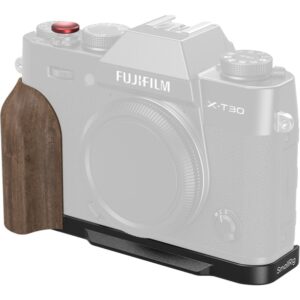 SmallRig 5666 L-shape, czarny uchwyt, grip aluminiowy z drewnianym uchwytem do aparatów FUJIFILM X-T30, X-T30 II, X-T30 III