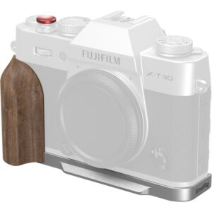SmallRig 5667 L-shape, srebrny uchwyt, grip aluminiowy z drewnianym uchwytem do aparatów FUJIFILM X-T30, X-T30 II, X-T30 III