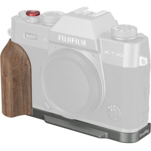 SmallRig 5668 L-shape, grafitowy uchwyt, grip aluminiowy z drewnianym uchwytem do aparatów FUJIFILM X-T30, X-T30 II, X-T30 III