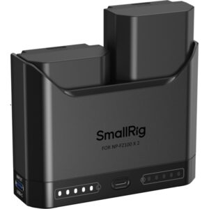 SmallRig 5483 zestaw: podwójna TURBO ładowarka + 2 Akumulatory NP-FZ100 do SONY
