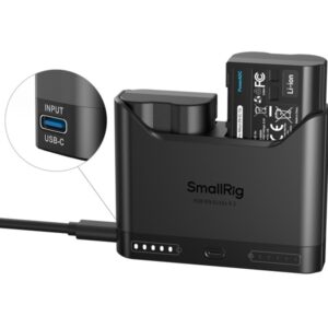 SmallRig 5486 zestaw: podwójna TURBO ładowarka + 2 Akumulatory EN-EL15C do NIKON