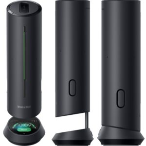 Insta360 WAVE Czarny, urządzenie typu speakerphone, głośnik z 8-mikrofonowym systemem MEMS, do kamer internetowych