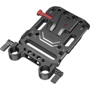 SmallRig 3016 płytka montażowa aku V-Mount, nawiertaki 1/4-20", M3, M4,otwory gwint. 1/4-20", M4, ARRI 3/8"-16 + LWS 15mm