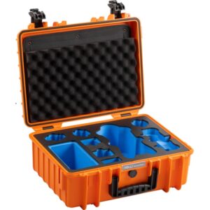 BW Walizka ochronna TYP 5000 do drona DJI MAVIC 4 PRO + Fly More Combo i Creator Combo, POMARAŃCZOWA