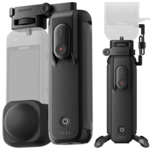Insta360 FOMO Power Handle, Uchwyt, Statyw z funkcją ładowania i pilotem, Wbudowany akumulator 6100mAh, do kamer X5, X4, X3