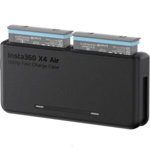 Insta360 X4 Air Utility Fast Charge Case, Ultraszybka ładowarka do ładowania dwóch akumulatorów X4 AIR