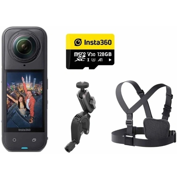 Insta360 X5 Cycling Bundle, kamera sportowa zestaw rowerowy