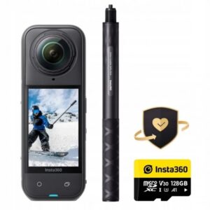 Insta360 X5 Snowboard Bundle, kamera sportowa w zestawie