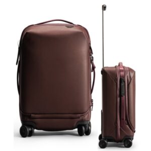 PEAK DESIGN Travel Line Roller Pro Carry-On Eclipse – Ciemny fiolet walizka, + 2 Wkłady Travel Line Shoe Pouch - na buty + wkład FOTO XL