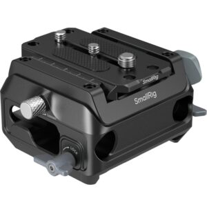 SmallRig 5366 Zestaw płytek montażowych z podwójnym zaciskiem prętowym 15mm zintegrowany z Manfrotto