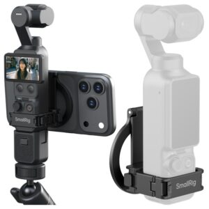 SmallRig 6004 Magnetyczny uchwyt z podstawką, z uchwytem smartofona MagSafe, do kamer DJI Osmo Pocket 4, Pocket 3