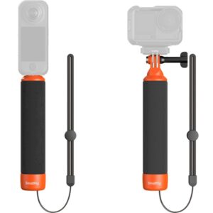 SmallRig 6152 Pływający uchwyt do kamer sportowych, Wyposażony w standardowe mocowanie śrubowe 1/4"-20 oraz adapter do statywu, do DJI, Insta360, GoPro