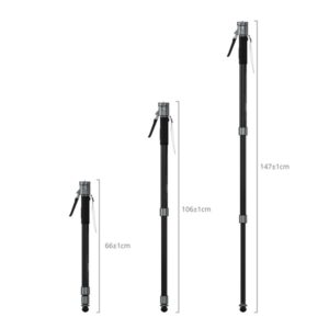 SMALLRIG 6284 X Potato Jet TRIBEX MONOPOD (wersja podstawowa), karbonowy statyw hydrauliczny