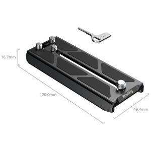 SmallRig 6318 Płytka montażowa kompatybilna z Manfrotto 501PL, szybkie przełączanie między orientacją poziomą i pionową
