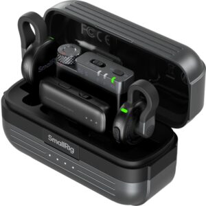 SmallRig 6526 S70 Czarny (2 TX + 2 RX + etui ładujące) System mikrofonów bezprzewodowych, 2 nadajniki